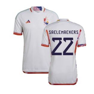 2022-2023 Belgium Authentic Away Shirt (SAELEMAEKERS 22)