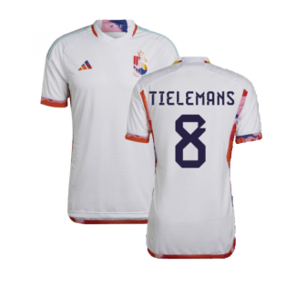 2022-2023 Belgium Authentic Away Shirt (TIELEMANS 8)