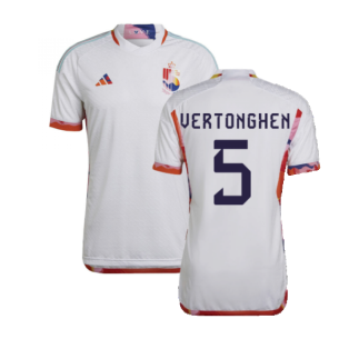 2022-2023 Belgium Authentic Away Shirt (VERTONGHEN 5)