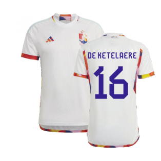 2022-2023 Belgium Away Shirt (DE KETELAERE 16)