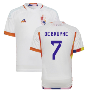 2022-2023 Belgium Away Shirt (Kids) (DE BRUYNE 7)