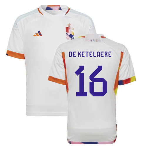 2022-2023 Belgium Away Shirt (Kids) (DE KETELAERE 16)