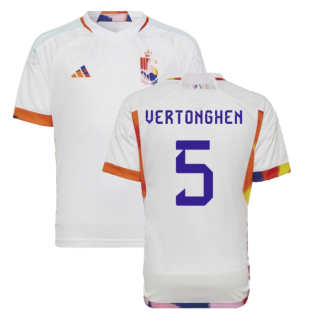 2022-2023 Belgium Away Shirt (Kids) (VERTONGHEN 5)