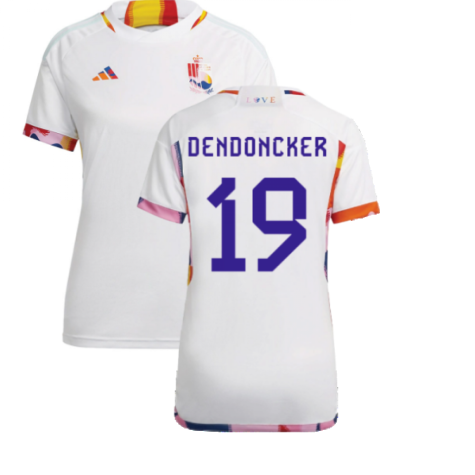 2022-2023 Belgium Away Shirt (Ladies) (DENDONCKER 19)