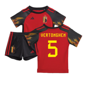 2022-2023 Belgium Home Baby Kit (VERTONGHEN 5)