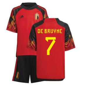 2022-2023 Belgium Home Mini Kit (DE BRUYNE 7)