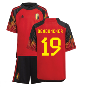 2022-2023 Belgium Home Mini Kit (DENDONCKER 19)