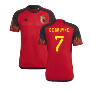 2022-2023 Belgium Home Shirt (De Bruyne 7)