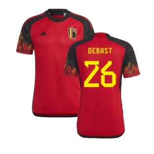 2022-2023 Belgium Home Shirt (Debast 26)