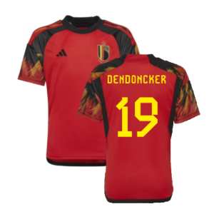 2022-2023 Belgium Home Shirt (Kids) (Dendoncker 19)