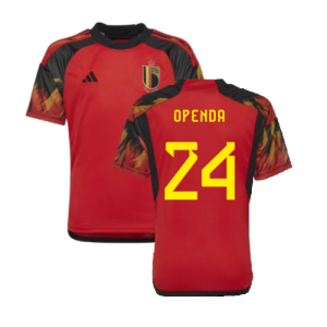 2022-2023 Belgium Home Shirt (Kids) (Openda 24)