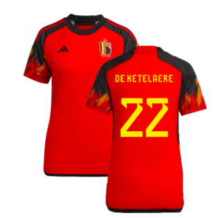2022-2023 Belgium Home Shirt (Ladies) (De Ketelaere 22)