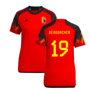 2022-2023 Belgium Home Shirt (Ladies) (Dendoncker 19)