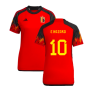 2022-2023 Belgium Home Shirt (Ladies) (E Hazard 10)