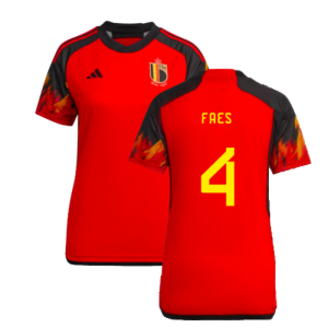 2022-2023 Belgium Home Shirt (Ladies) (Faes 4)