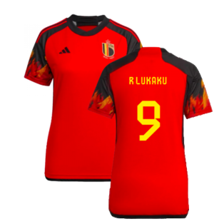 2022-2023 Belgium Home Shirt (Ladies) (R Lukaku 9)
