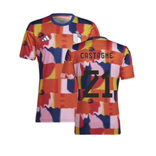 2022-2023 Belgium Pre-Match Shirt (Castagne 21)