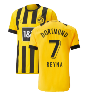 2022-2023 Borussia Dortmund Authentic Home Shirt (REYNA 7)