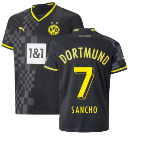 2022-2023 Borussia Dortmund Away Shirt (Kids) (SANCHO 7)