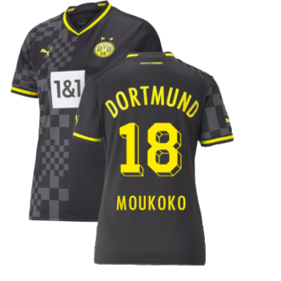 2022-2023 Borussia Dortmund Away Shirt (Ladies) (MOUKOKO 18)