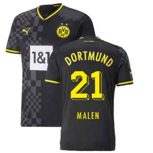 2022-2023 Borussia Dortmund Away Shirt (MALEN 21)