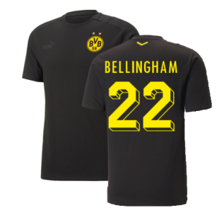 2022-2023 Borussia Dortmund Casuals Tee (Black) (BELLINGHAM 22)