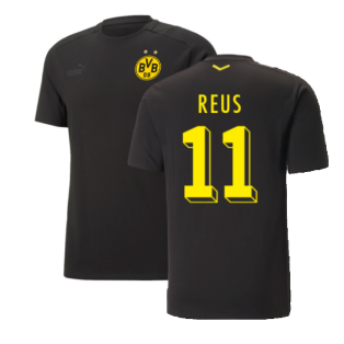 2022-2023 Borussia Dortmund Casuals Tee (Black) (REUS 11)