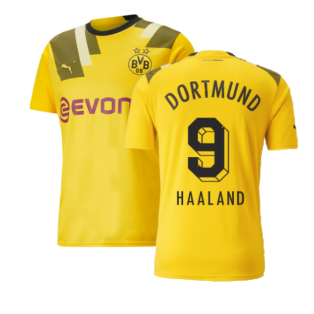 2022-2023 Borussia Dortmund CUP Shirt (HAALAND 9)