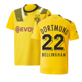 2022-2023 Borussia Dortmund CUP Shirt (Kids) (BELLINGHAM 22)
