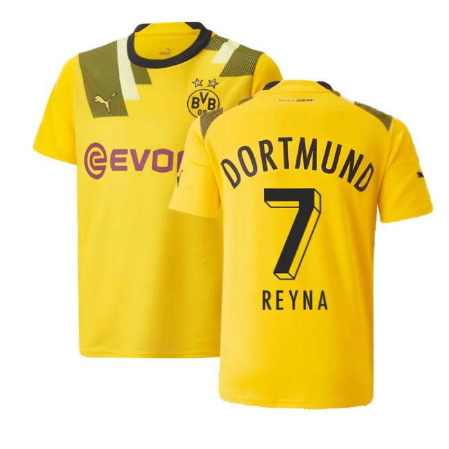 2022-2023 Borussia Dortmund CUP Shirt (Kids) (REYNA 7)