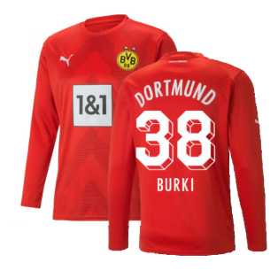 2022-2023 Borussia Dortmund Goalkeeper Shirt (Red) (BURKI 38)