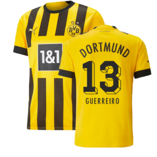 2022-2023 Borussia Dortmund Home Shirt (GUERREIRO 13)