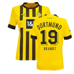2022-2023 Borussia Dortmund Home Shirt - Ladies (BRANDT 19)