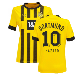 2022-2023 Borussia Dortmund Home Shirt - Ladies (HAZARD 10)