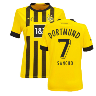 2022-2023 Borussia Dortmund Home Shirt - Ladies (SANCHO 7)