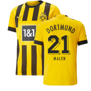 2022-2023 Borussia Dortmund Home Shirt (MALEN 21)