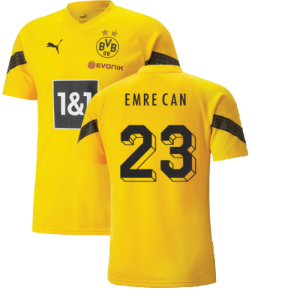 2022-2023 Borussia Dortmund Training Jersey (Yellow) (EMRE CAN 23)