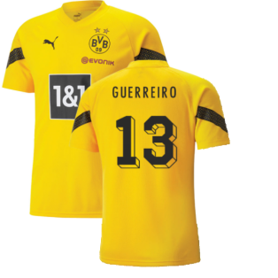 2022-2023 Borussia Dortmund Training Jersey (Yellow) (GUERREIRO 13)