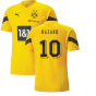 2022-2023 Borussia Dortmund Training Jersey (Yellow) (HAZARD 10)