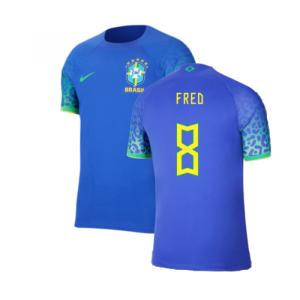 2022-2023 Brazil Away Dri-Fit ADV Vapor Shirt (Fred 8)