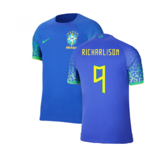 2022-2023 Brazil Away Dri-Fit ADV Vapor Shirt (Richarlison 9)