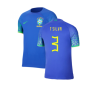 2022-2023 Brazil Away Dri-Fit ADV Vapor Shirt (T Silva 3)