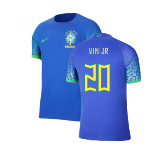 2022-2023 Brazil Away Dri-Fit ADV Vapor Shirt (Vini JR 20)