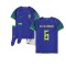 2022-2023 Brazil Away Little Boys Mini Kit (Alex Sandro 6)