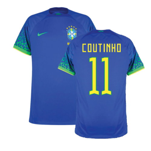 2022-2023 Brazil Away Shirt (COUTINHO 11) 2022-2023 Brazil Away Shirt (COUTINHO 11)