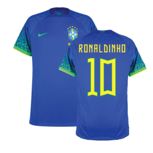 2022-2023 Brazil Away Shirt (RONALDINHO 10)