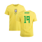 2022-2023 Brazil Crest Tee (Yellow) (Antony 19)