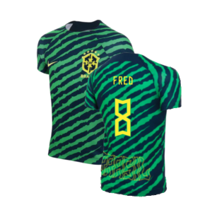 2022-2023 Brazil Dri-Fit Pre-Match Shirt (Kids) (Fred 8)