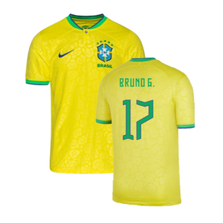 2022-2023 Brazil Home Shirt (Kids) (BRUNO G. 17)