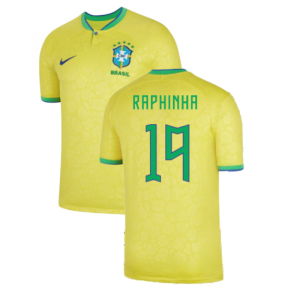 2022-2023 Brazil Home Shirt (RAPHINHA 19)